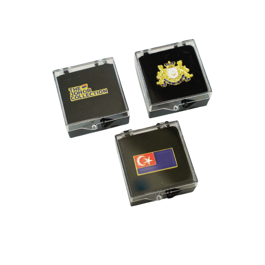 เข็มกลัดคอปก Jata Johor,TJC,Bendera Johor