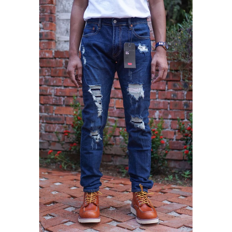 511 SLIM FIT RIPPED MEDIUM BLUE (511 A2303)