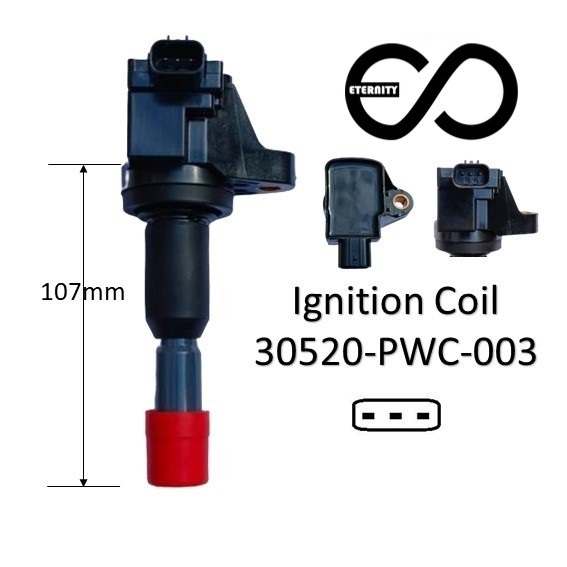 คอยล์จุดระเบิด 30520-PWC-003 City1.5 SEL V-tech/Jazz1.5V-tech(2004"-2008")