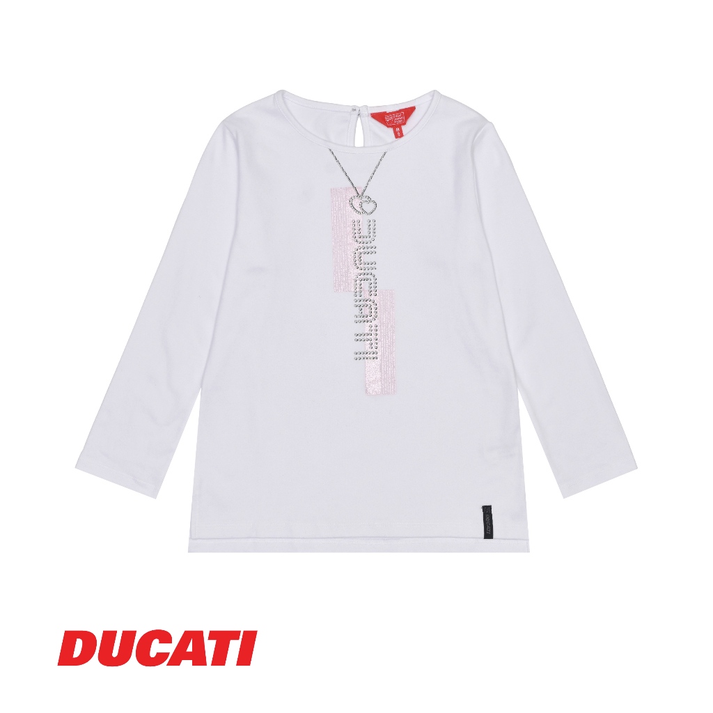 เสื้อยืด แขนยาว สําหรับเด็กผู้หญิง Ducati844213-840199