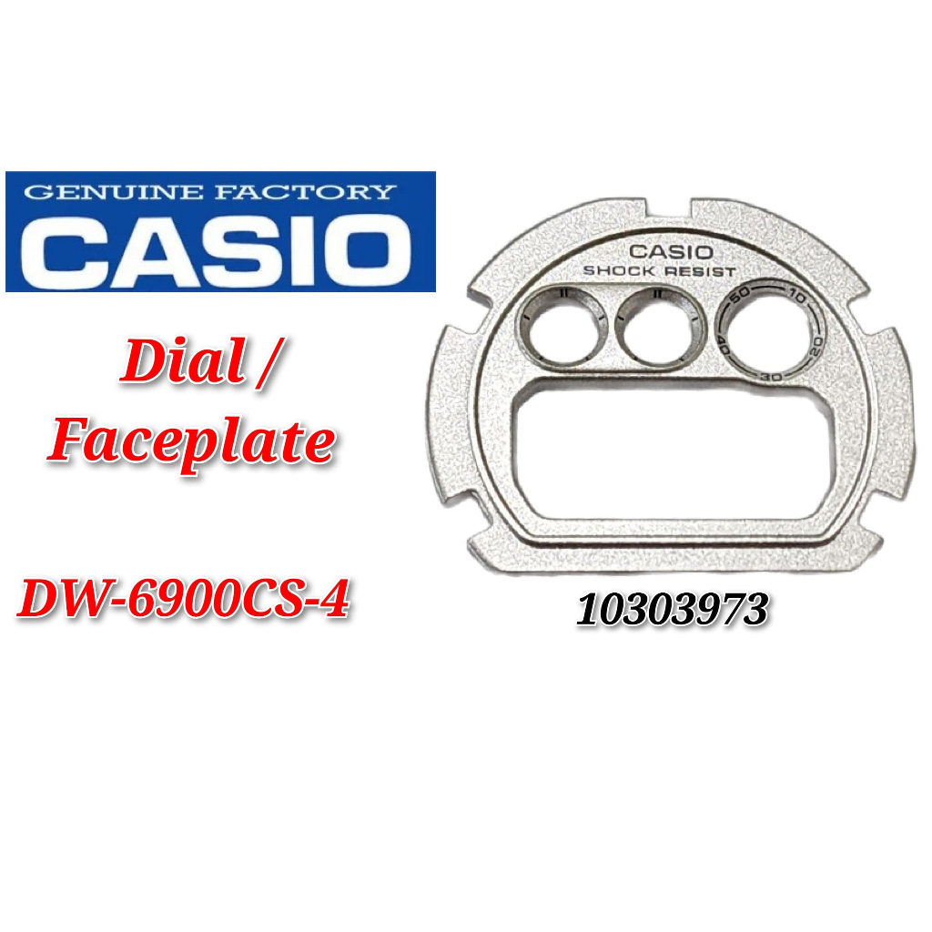 Casio G-shock DW-6900CS-4 อะไหล่เปลี่ยน - DIAL (แผ่นหน้า)