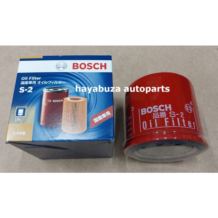 BOSCH RS-2 กรองน้ํามัน Suzuki Swift Sport ZC21S ZC72S ZC31S ZC32S ZC33S SX4 M15A M16A K14B K14C 1.4 