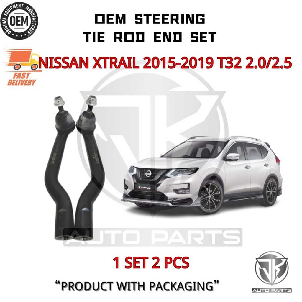 1 PAIR OEM STEERING TOTTER TIE ROD END NISSAN X-TRAIL 2015-2019 T32 2.0/2.5 (NIE-D8520-4BA0A
