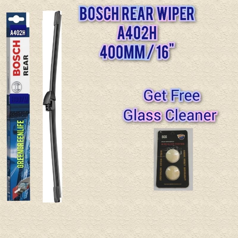 Bosch ที่ปัดน้ําฝนด้านหลัง A402H 16"/400 มม.สําหรับ Audi A4/ Audi A6/ Audi Q3/ RS S4/ Avant Mercedes