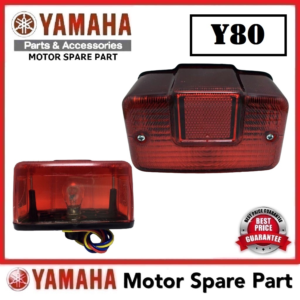 YAMAHA Y80 TAIL LAMP ASSY 0 TAILLAMP LIGHT EKOR TAILLIGHT BELAKANG Y-80 Y 80 YAMAHA