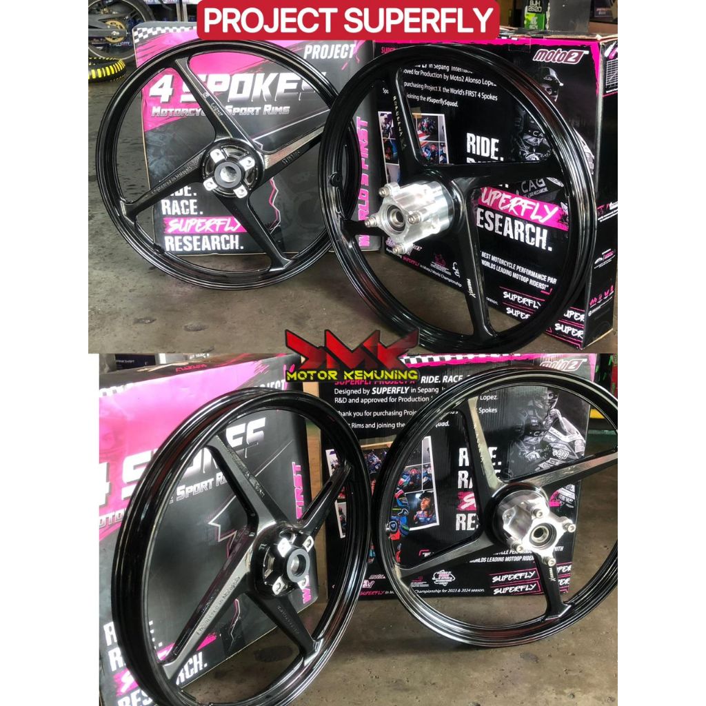 CUSTOM RIM SUPERFLY 140/140-17 BM POWER HUB สําหรับ Y15 Y16
