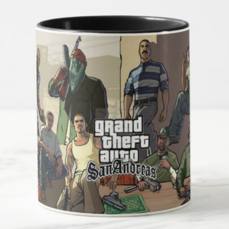 GRAND THEFT AUTO GTA V เกม PS 4 PS 5 GTA 5 เซรามิคแก้วบ้านห้องครัว DECOR OFFICE ของเล่นเด็ก