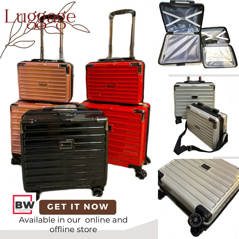 ADVANCE pilot Case 16 นิ้ว และ 14 กระเป๋า กระเป๋าเดินทาง กระเป๋าเดินทางห้องโดยสาร กระเป๋าเดินทาง