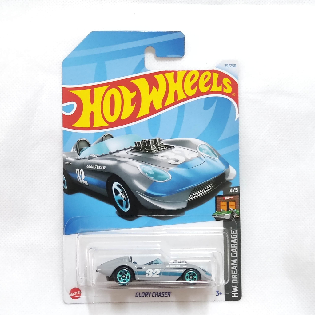 Hot Wheels Glory Chaser - สีเทา No 32 (79/250 - 2024 - HW DREAM GARAGE 4/5)
