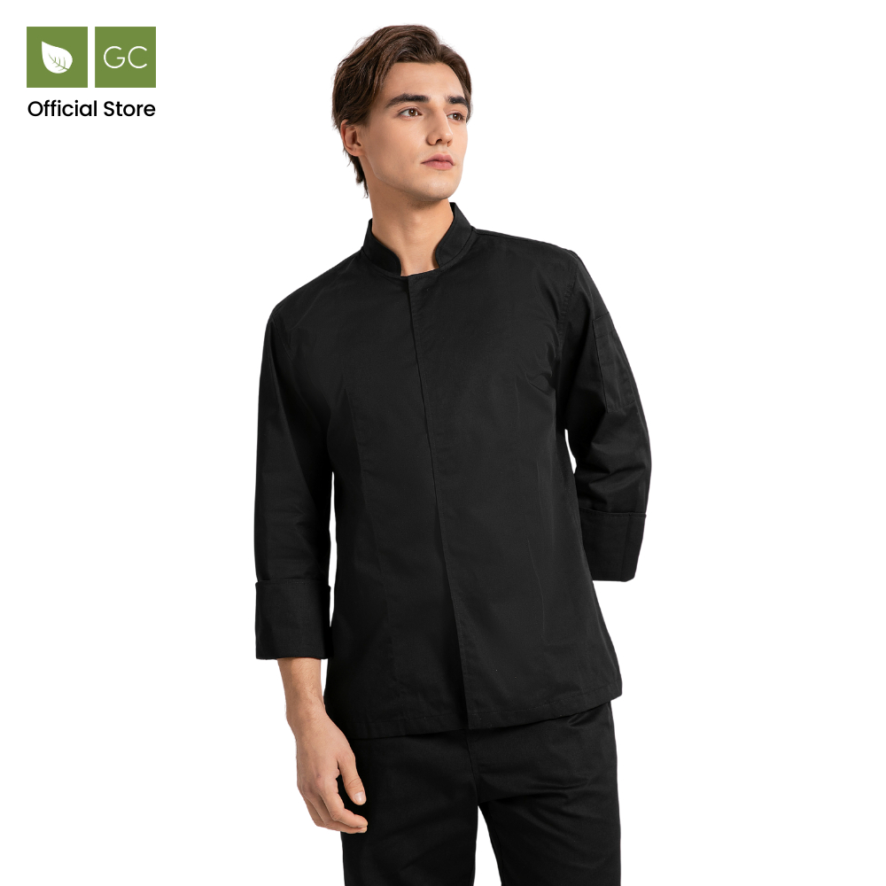 Peppermint เสื้อเชฟสีดำ แขนยาว ผ้า Dri-Fit