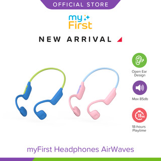 myFirst Headphones AirWaves - Wireless Bluetooth Headphones for Kids