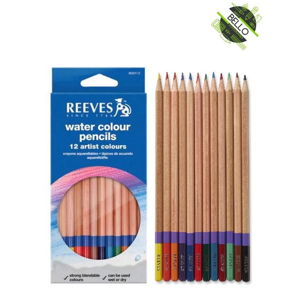 Reeves ชุดดินสอสีน้ํา 12col