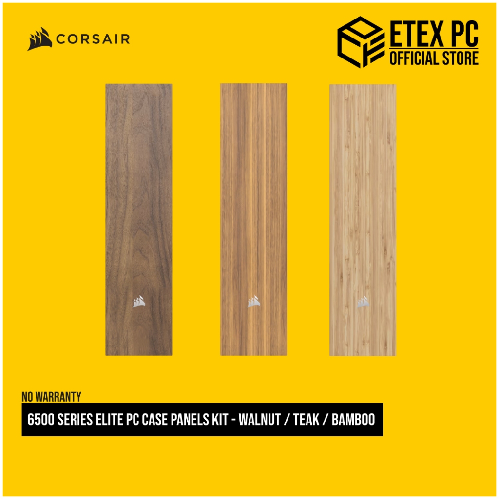 CORSAIR 6500X / 6500D Elite PC Case Panels Kit - วอลนัท / ไม้สัก / ไม้ไผ่