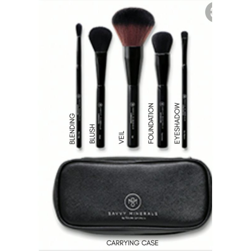 YOUNG LIVING YL Savvy Minerals Brush SET 5 IN 1