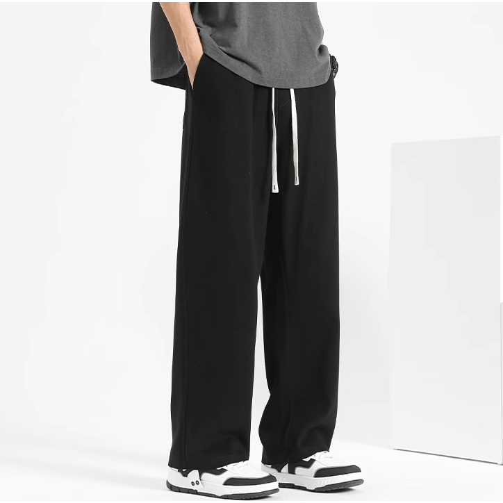 CHICGENT Men Chino Smart Pants Straight Tapered Pants seluar slack casual Men slack Seluar Panjang L