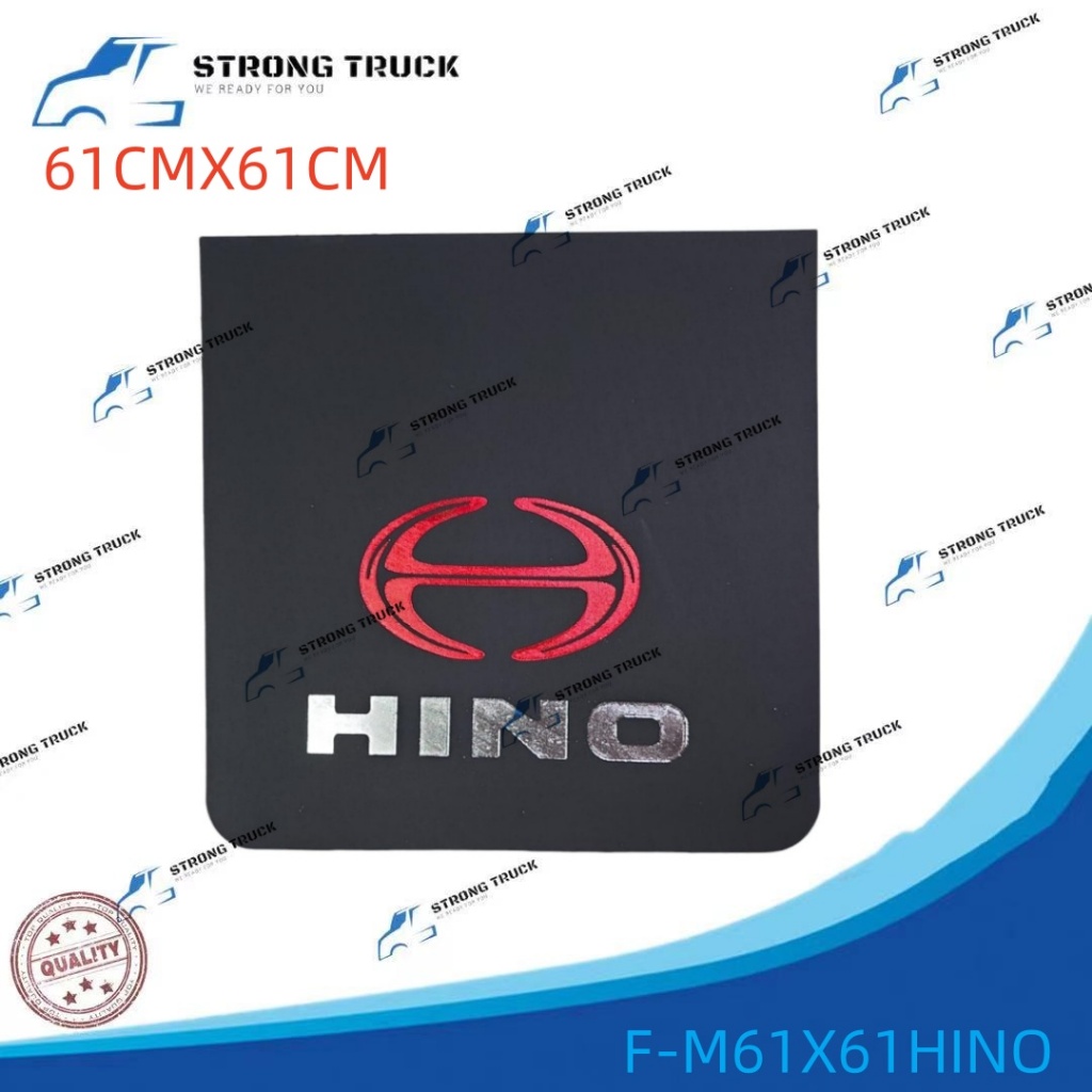 UNIVERSIAL MUDFLAP TYRE 61X61CM 24X24 INCH 1 ชิ้นพร้อมโลโก้