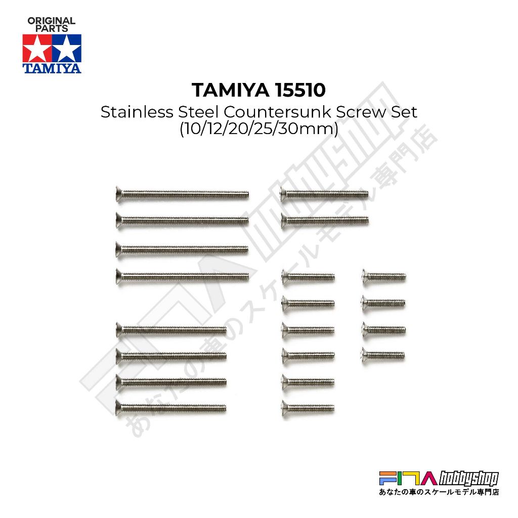 TAMIYA 15510 สกรู Countersunk 2 มม. (10; 12; 20; 25; 30 มม.)