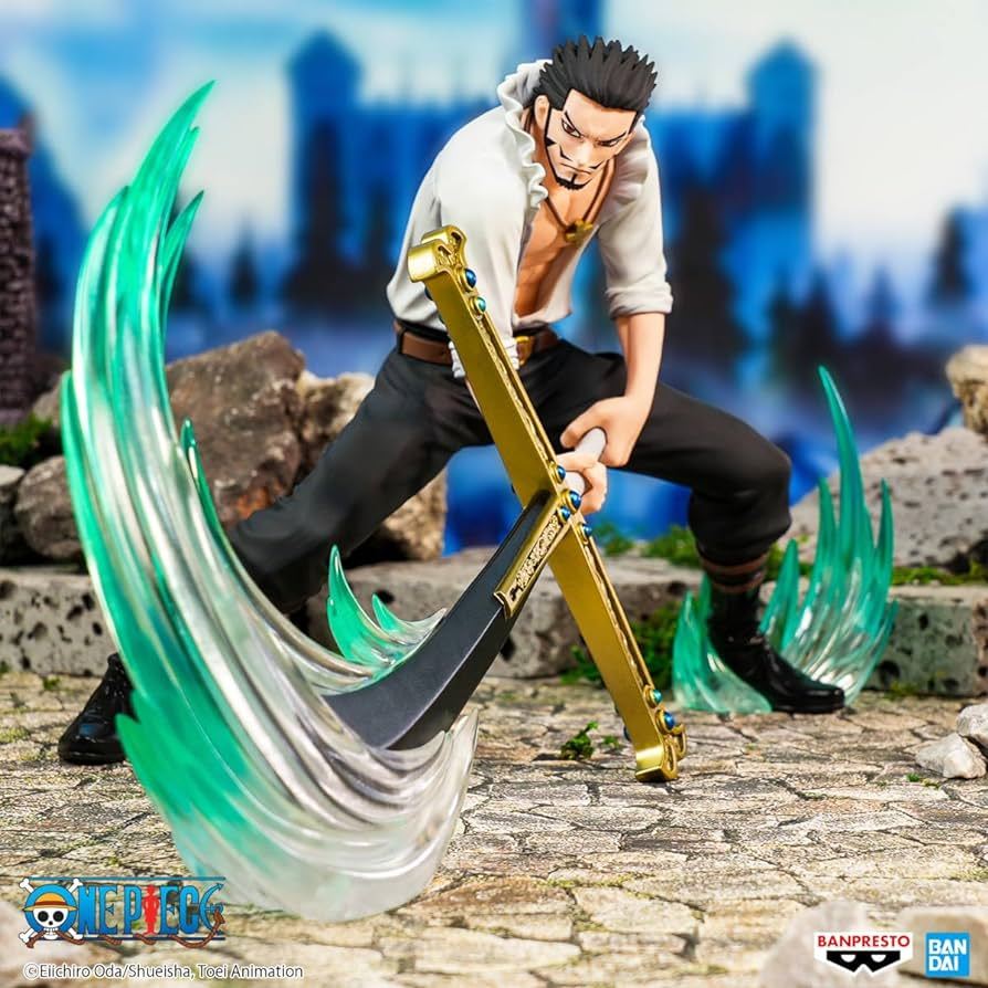 Banpresto Bandai DXF พิเศษ One Piece Mihawk Dracule Mihawk Swordmen Eagle Eye Seven Warlords Action 