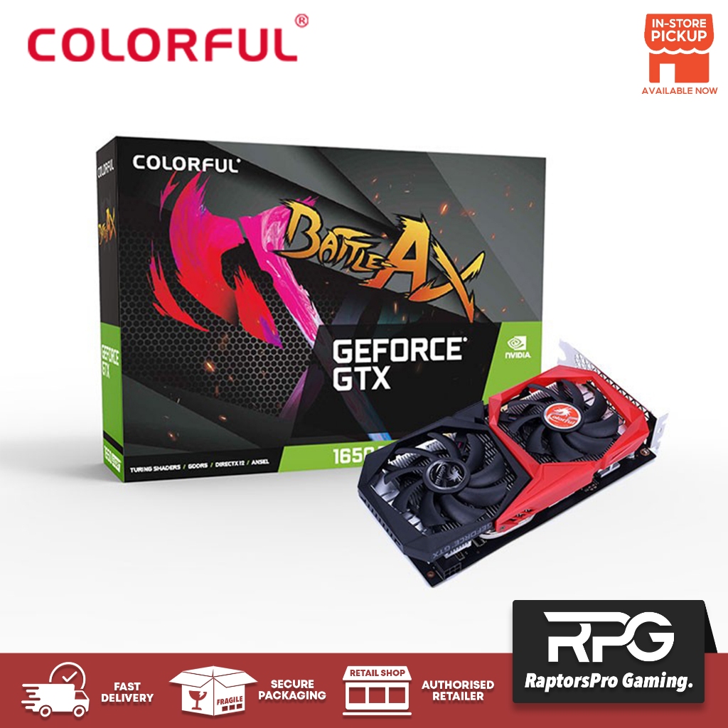 Geforce GTX 1650 SUPER NB 4GB GDDR6 สีสันสดใส