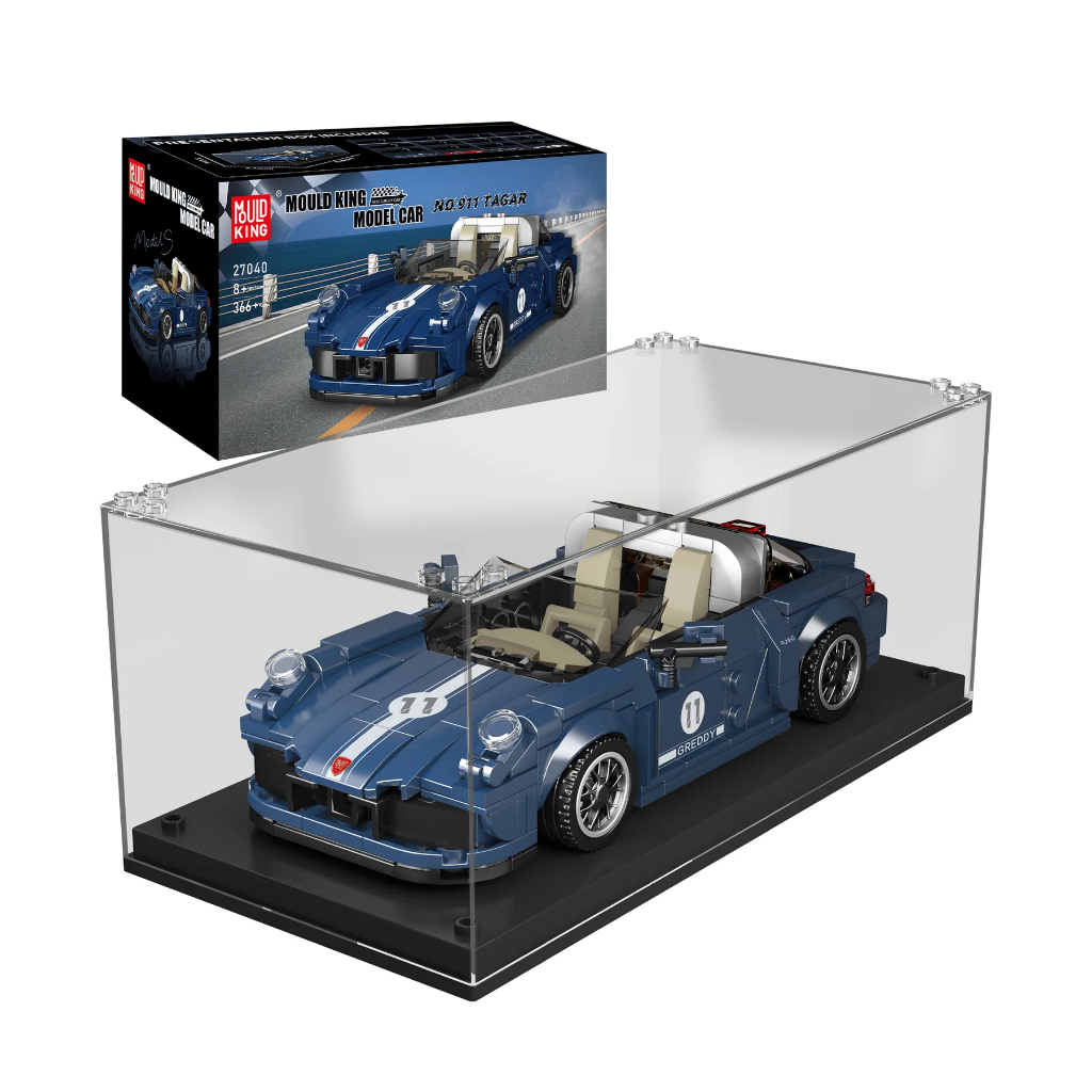 Mould King Mini Car Collection - 27040 No. ชุดตัวต่อโมเดลรถ 911 Targa | 366 ชิ้น