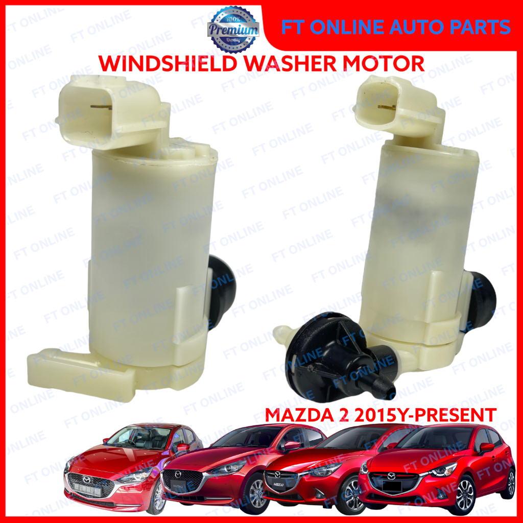 Mazda 2 2015-PRESENT DJ DL WASHER มอเตอร์/PUMP WINDSHIELD WIPER TANK 2016 2017 2018 2019 2020 2021 2022 2023 2024 MAZDA2