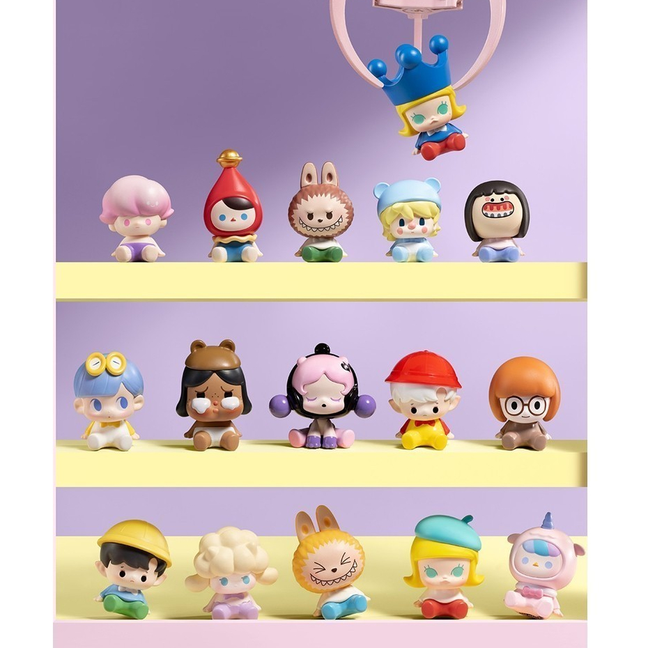 POP Mart POP BEAN POP BEAN อนุภาคน่ารัก แถวท่านั่ง