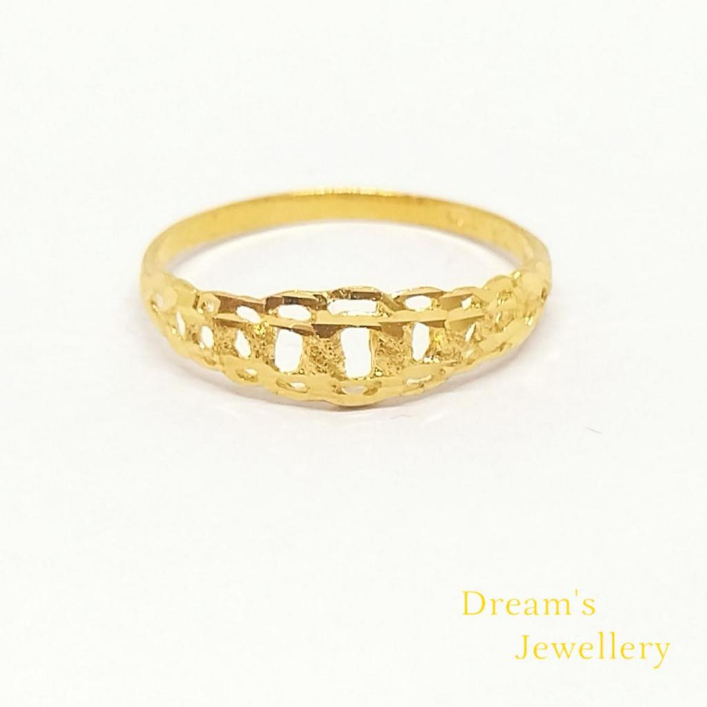 916 Gold Bajet Sand Centipede Coco Ring Dreams Jewelery