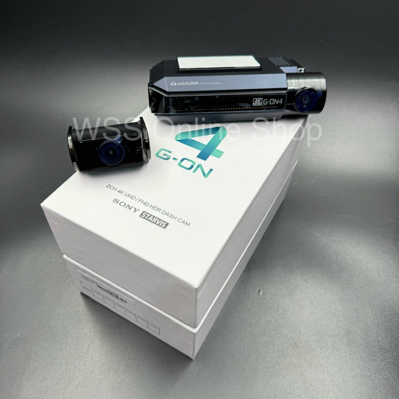 GNET [G-ON 4] 2 Channel 4K UHD Dashcam Set (แถมการ์ด SD 64GB)