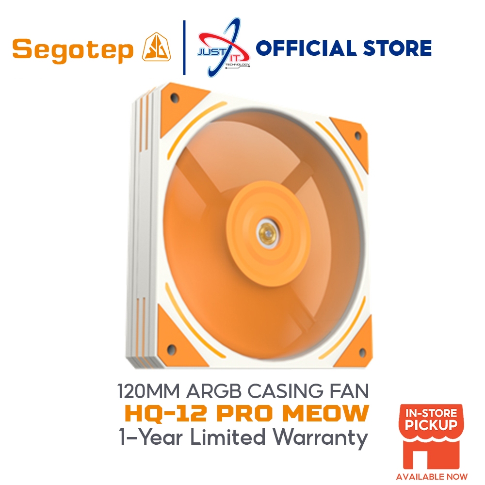 Segotep COLORFIRE HQ 12 PRO MEOW 120mm ARGB CASE FAN