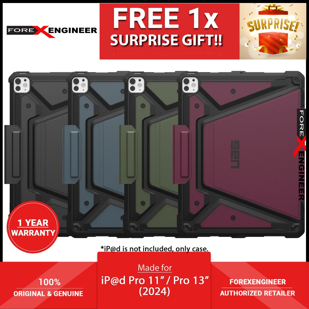 [ iP@d Pro 11" / Pro 13" 2024 M4 ] เคส UAG Metropolis SE พร้อม Build In A_Pencil Holder