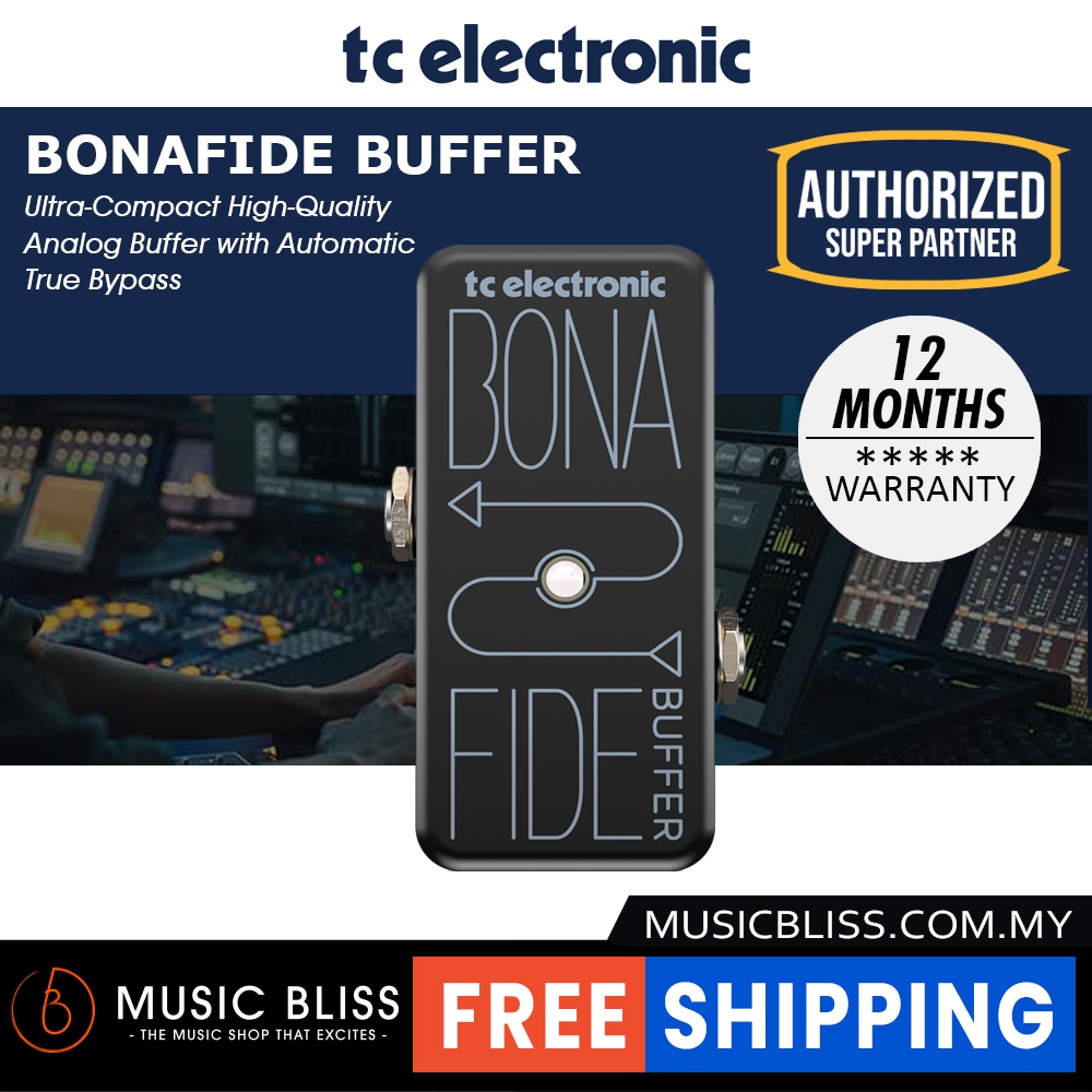TC Electronic Bonafide Buffer Guitar Effects Pedal