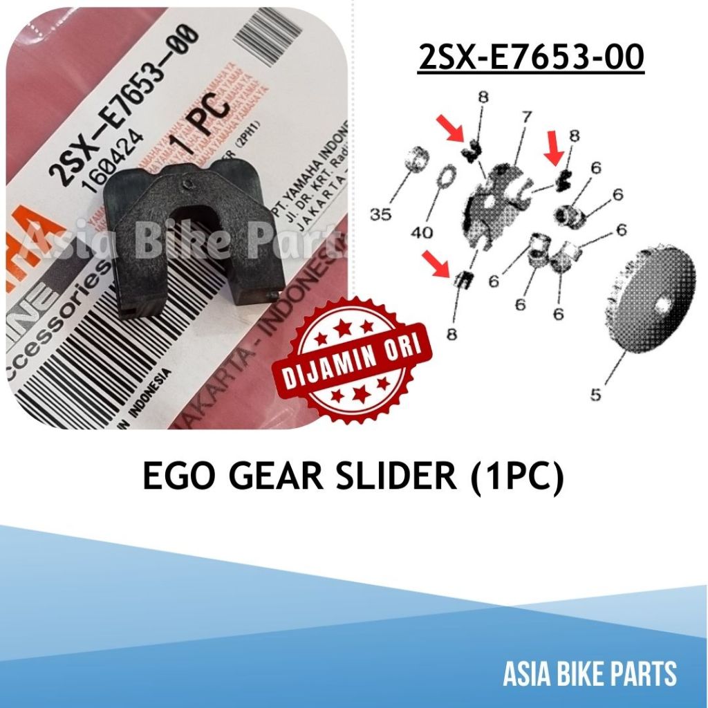 Yamaha Ego Gear Cam Slider - 2SX-E7653-00