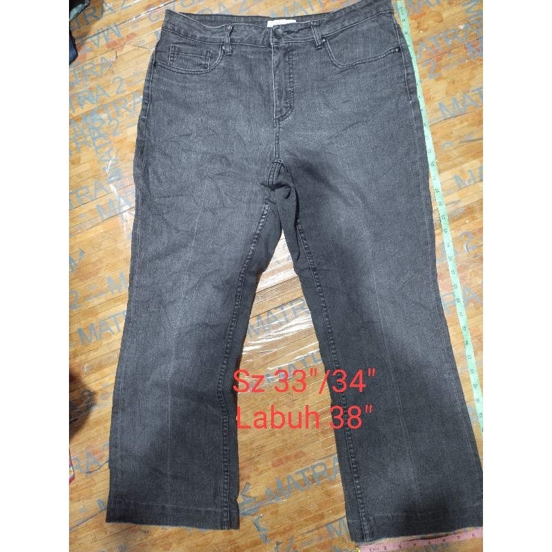 กางเกงยีนส์ผู้หญิง Coldwater Creek Natural Fit Sz 33"/34"