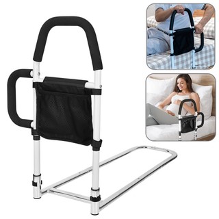 Bed Rails for Elderly Adults Bed Assist Rail with Dual Grab Bars, Fall Prevention Bed Rail for Pregnant Disabled