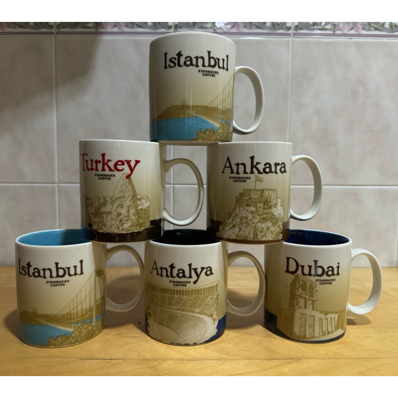 Turkey/istanbul/ankara/antalya/ United Emirates/Bahrain/Abu Dhabi/Jedah Starbucks Icon แก้ว 473ml