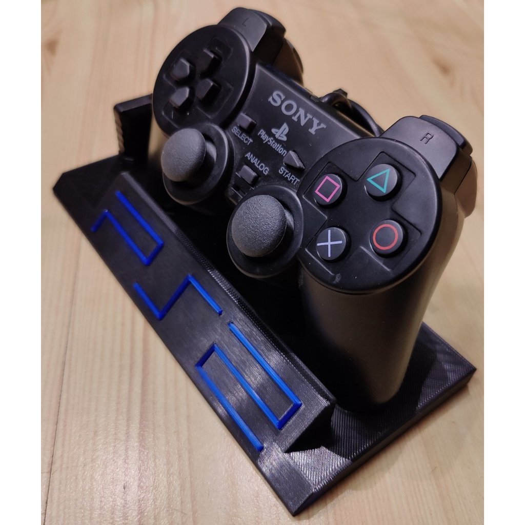 ขาตั้งคอนโทรลเลอร์ PS2 DualShock พร้อมโลโก้ Playstation 2
