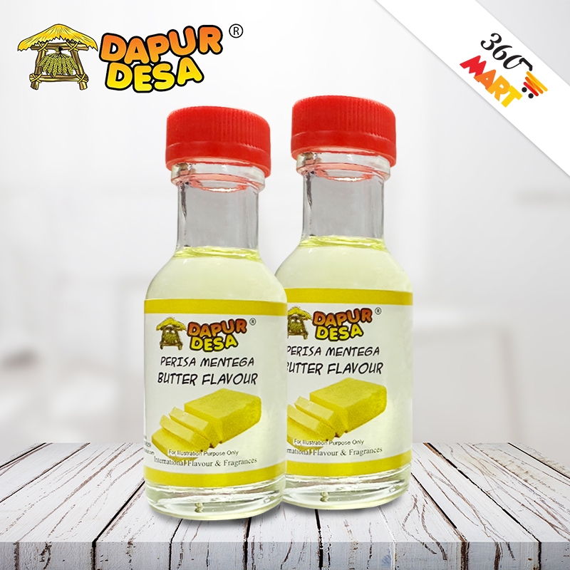 Dapur Desa Butter Flavouring (Perisa Mentega) 25ml อาหารน้ํามันรสอาหาร Flavour