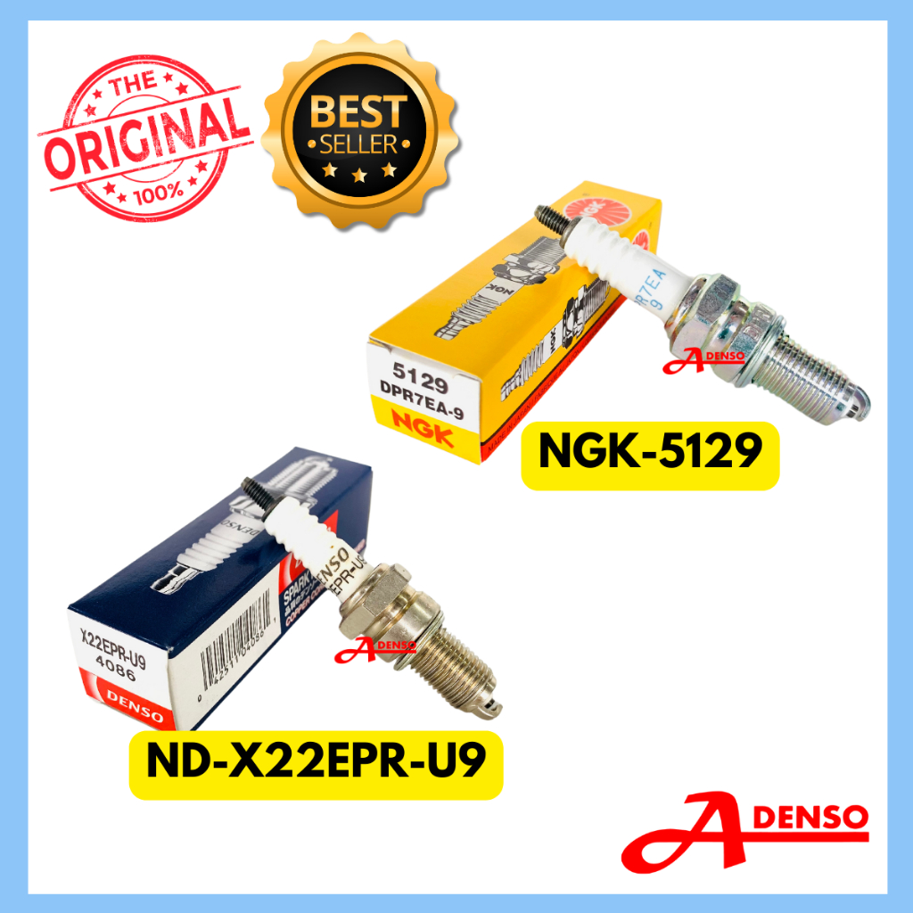 SPARK PLUG X22EPR-U9 (1PC) DPR7EA-9 มอเตอร์ปลั๊ก NGK DPR7 XV650 DRAGSTAR