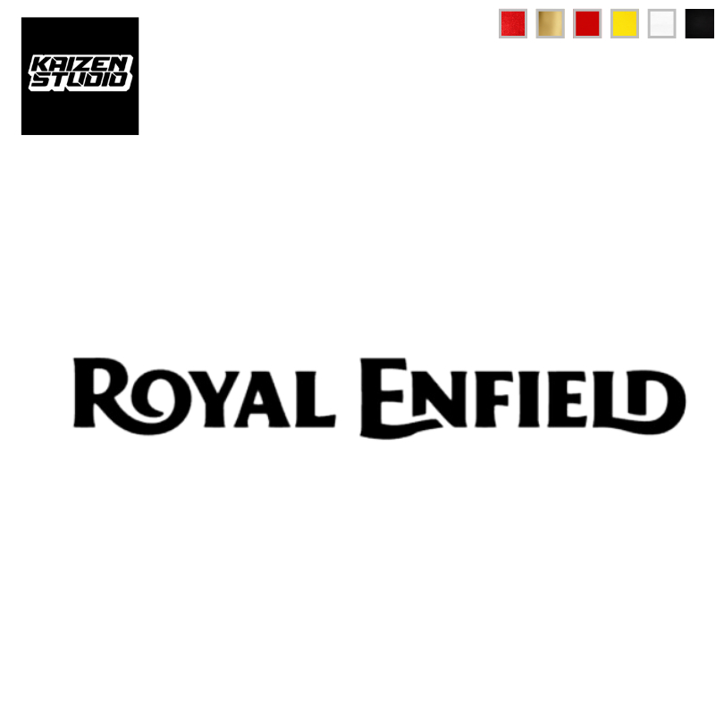 KAIZEN STUDIO Royal Enfield Racing Boy Bike Motorcycle Superbike Cutting สติกเกอร์ไวนิล