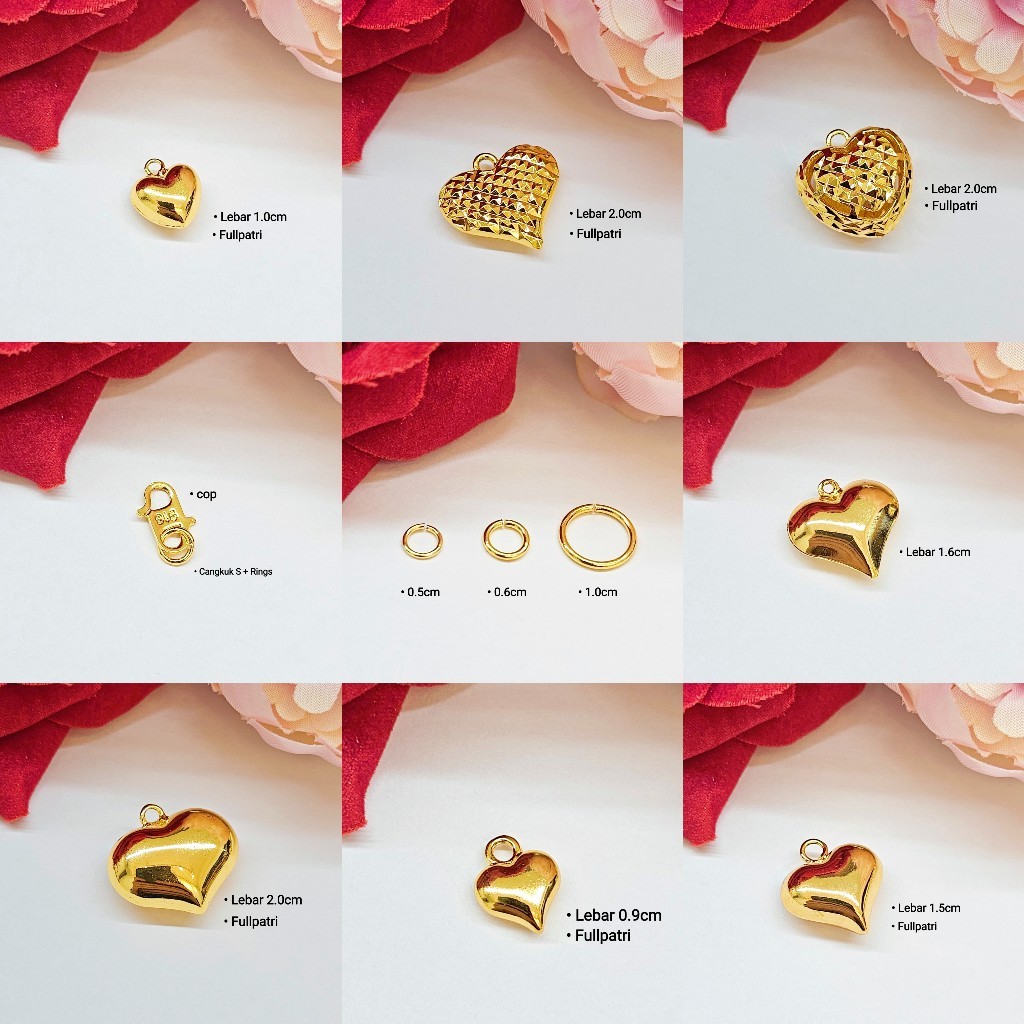 แหวน/ตะขอS/ จี้/ Love Fruit/ Accessories 24k Gold Titanium Gold Bangkok Gold A16