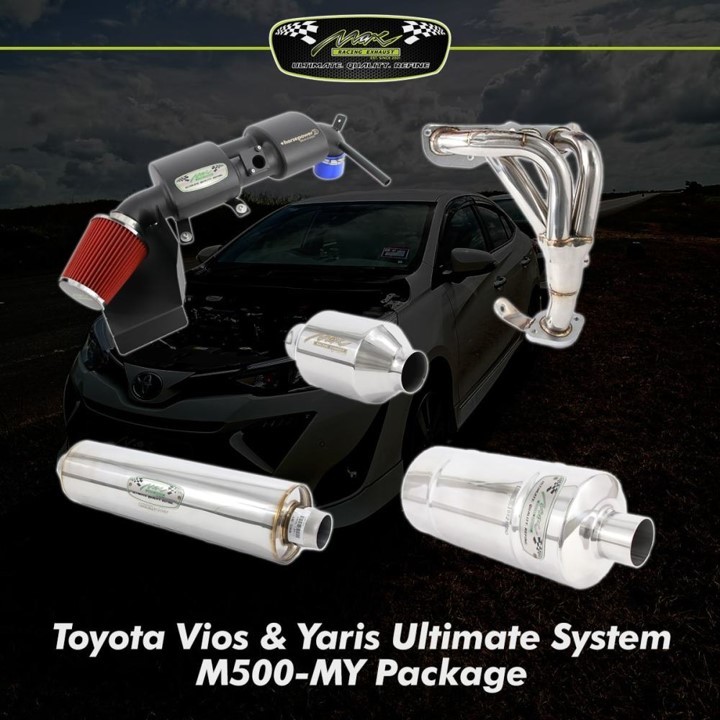 แพ็คเกจท่อไอเสีย Toyota Vios & Yaris (2017 – ปัจจุบัน) 1NR-FE / 2NR-FE / 2NR-FBE Sport