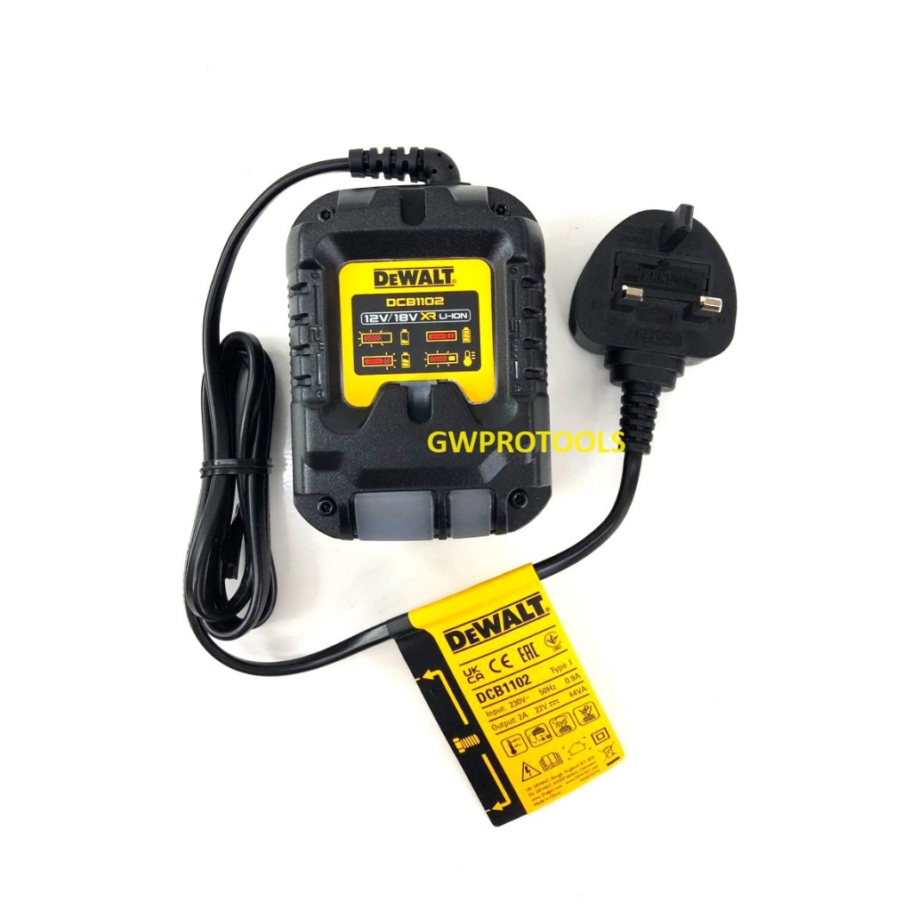 DCB1102 ( DCB112 REPLACEMENT ) DEWALT 10.8V - 20V MAX XR LI-ION COMPACT CHARGER (สําหรับ DCB184 / DC