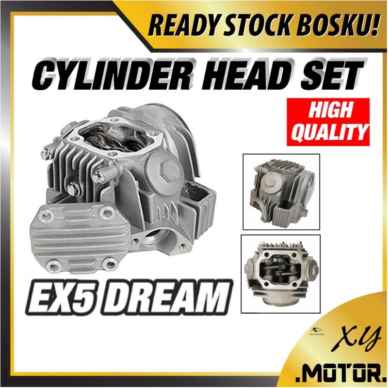 HONDA EX5 DREAM/CLASS/WAVE100/WAVE100R CYLINDER HEAD COMP SET มาตรฐาน
