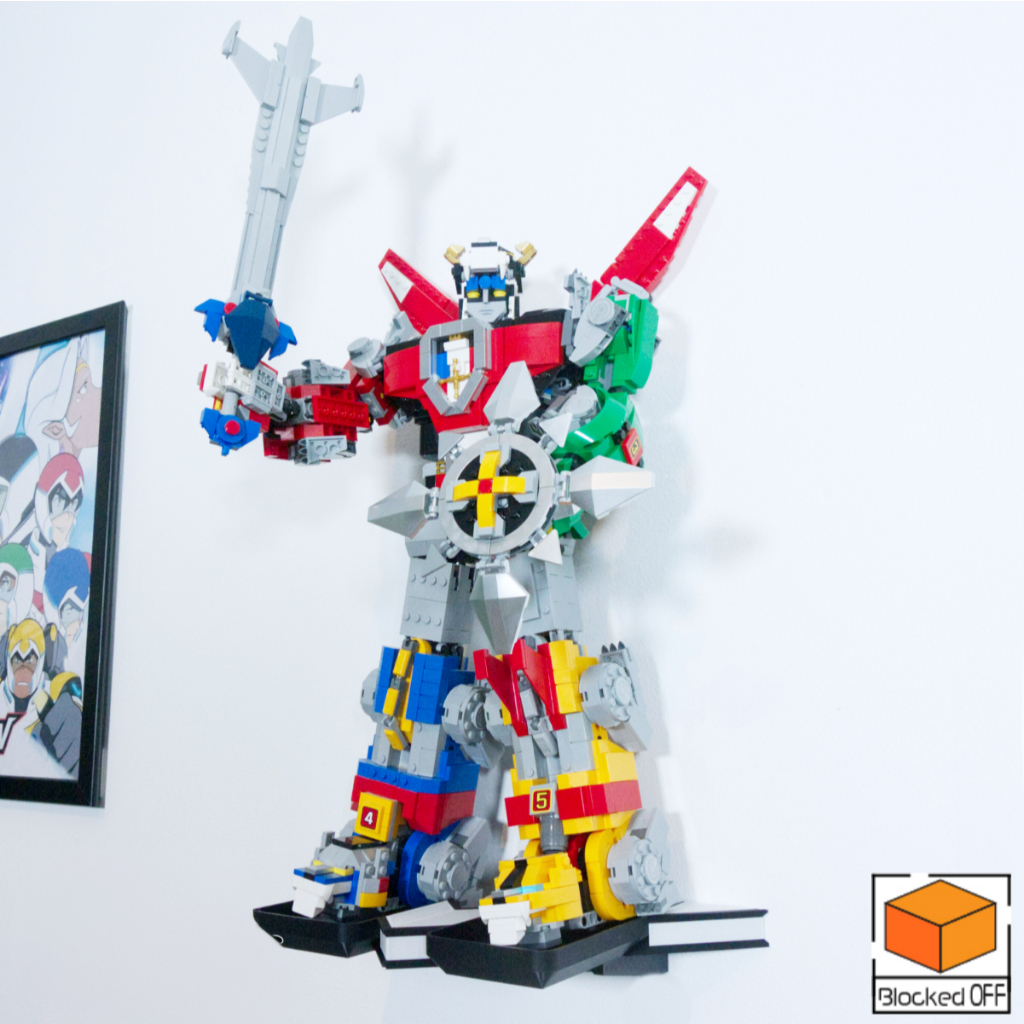 ติดผนังสําหรับ Lego Ideas Voltron (21311)