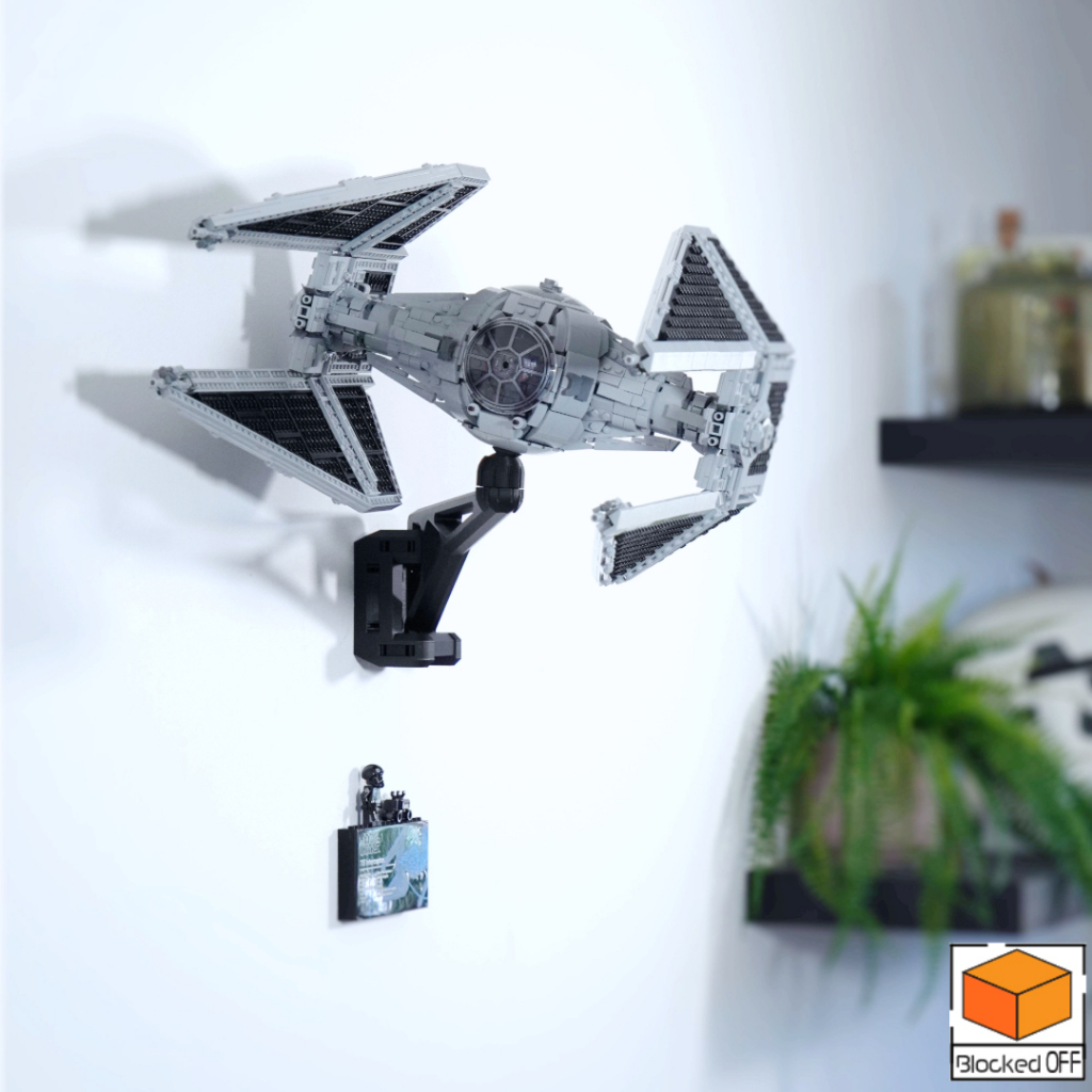 ติดผนังสําหรับ Lego Star Wars Ucs Tie Interceptor (75382)