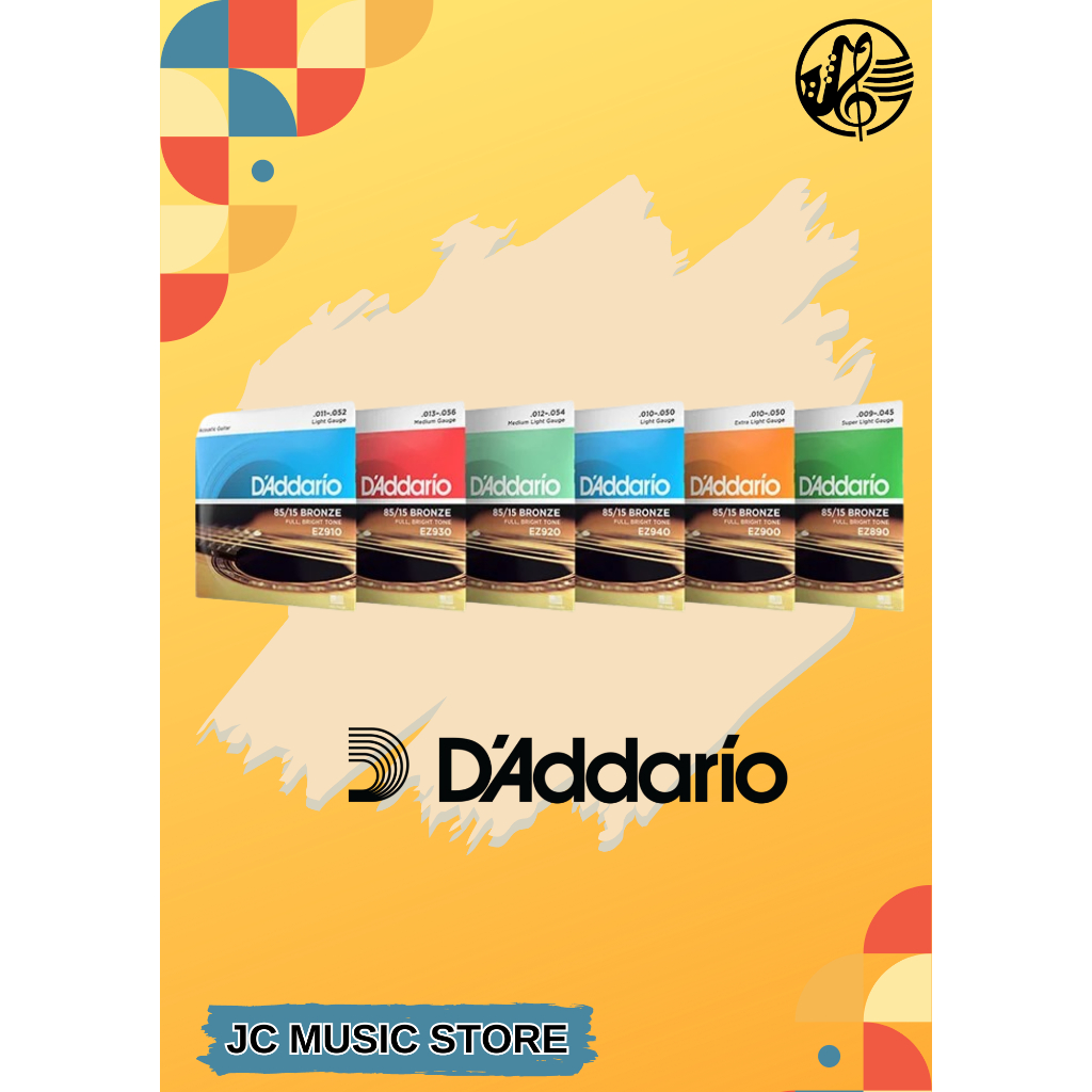 Daddario สายกีต้าร์โปร่ง ครบชุด EZ series EZ890 EZ900 EZ910 EZ920 EZ930