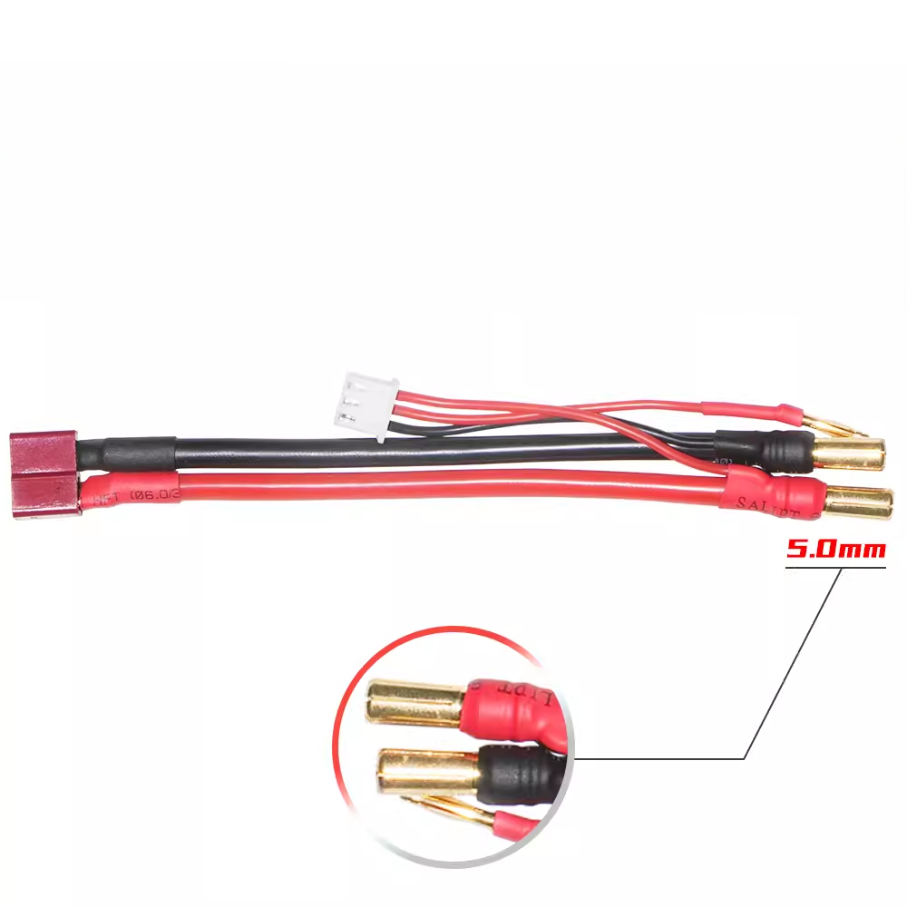 Gaoneng GNB External Cable For 2s Hard Case Battery - 5mm To Deans ( T-Plug )