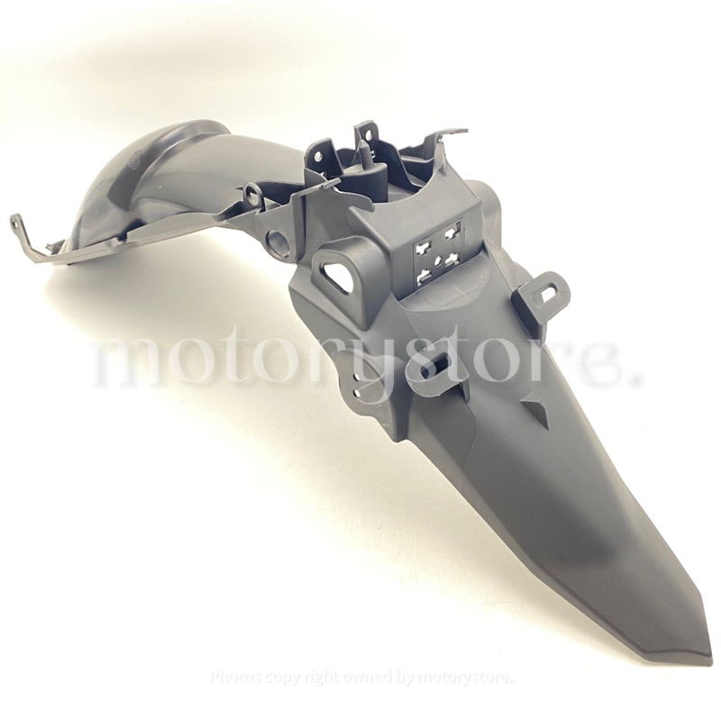 YAMAHA LC135-NEW-V4 FENDER, REAR (MATTE BLACK) LC 135 V4 REAR FENDER MUDGUARD 55C-F1611-10 EKOR BELA