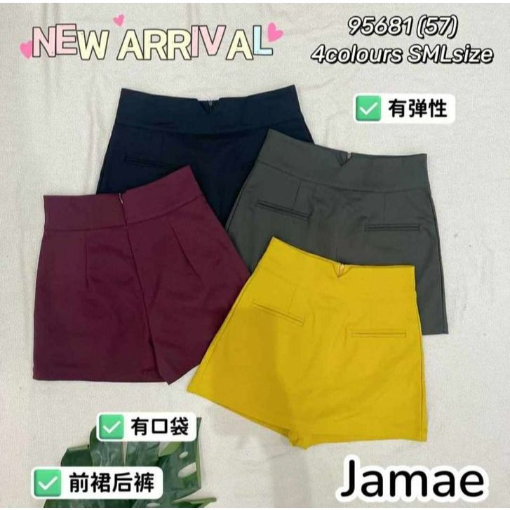 JAME 95681 高品西 裙裤 คุณภาพสูง Skort🔥原价RM59 โลวิโต