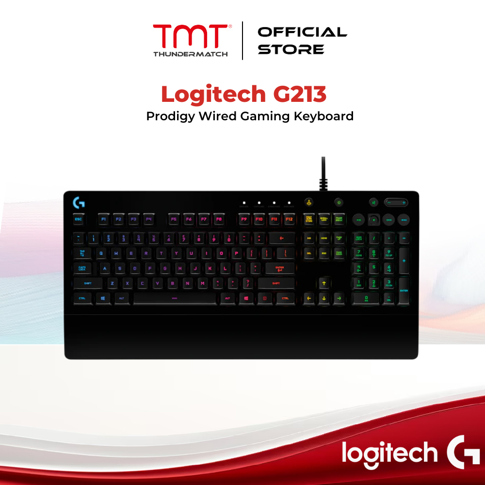 คีย์บอร์ดเกมมิ่ง Logitech G213 Prodigy USB
